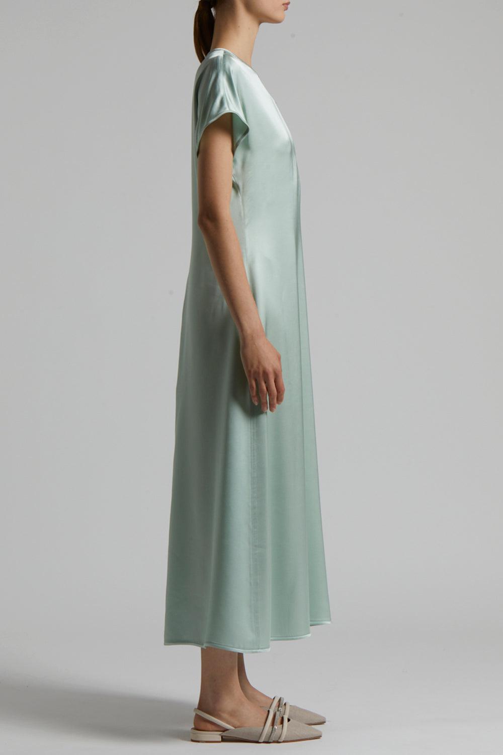 Cap Sleeve Long Dress-SPRNGWTG-38-CLOTHINGDRESSCASUAL-PESERICO