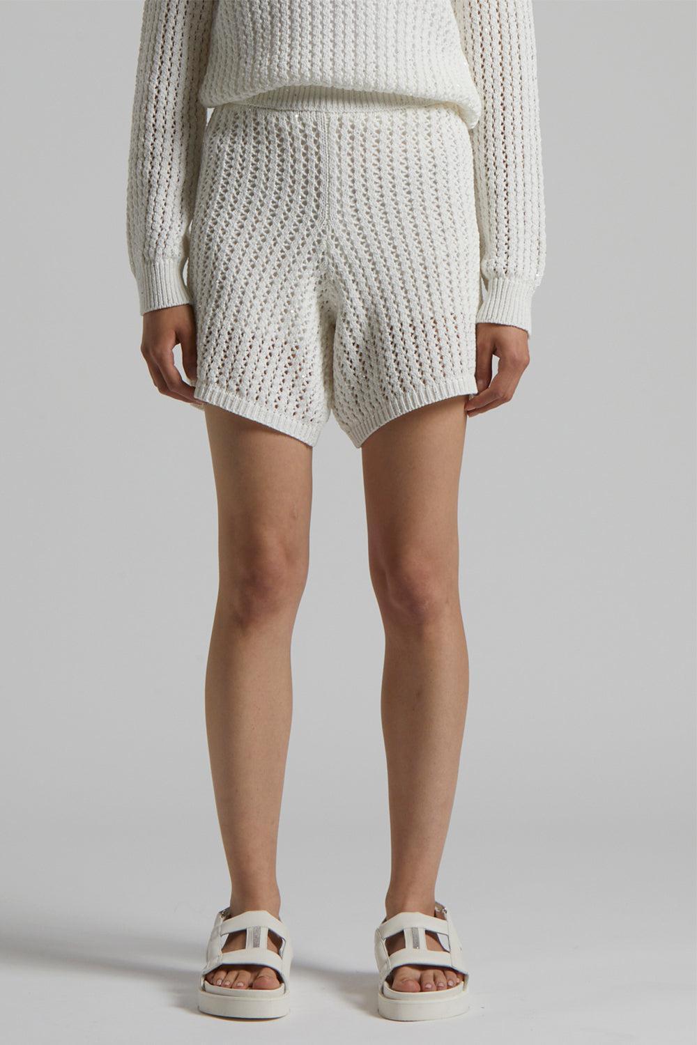 Knit Shorts-CLOUD WH-38-CLOTHINGPANTSHORT-PESERICO