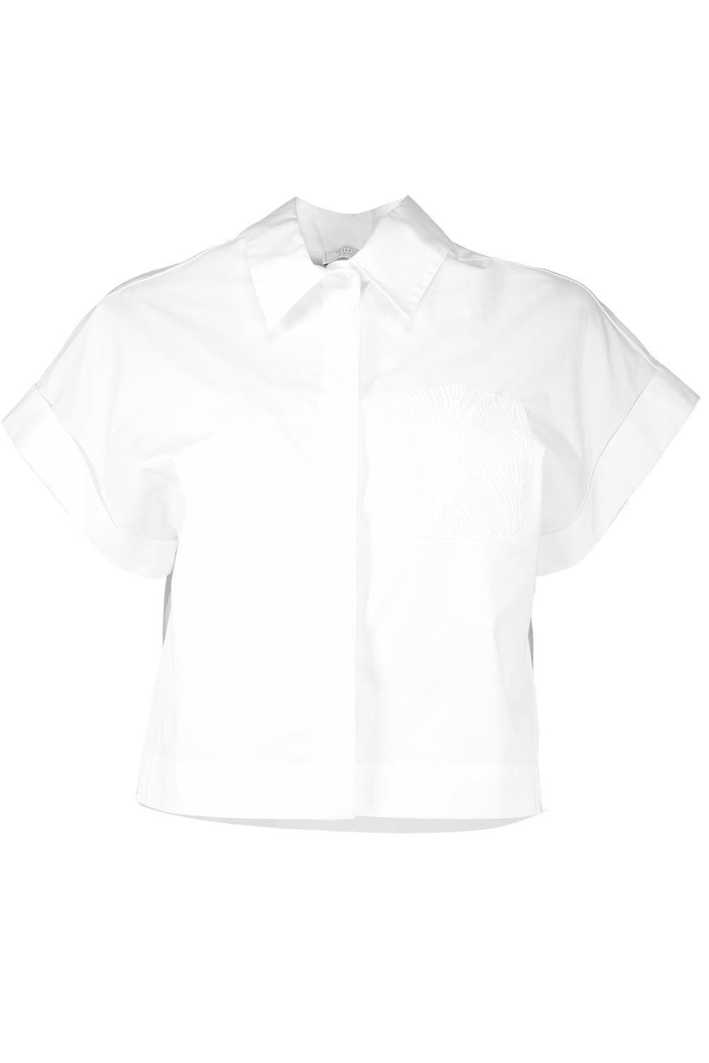 Embellished Pocket Shirt-LT WHT-38-CLOTHINGTOPBLOUSE-PESERICO
