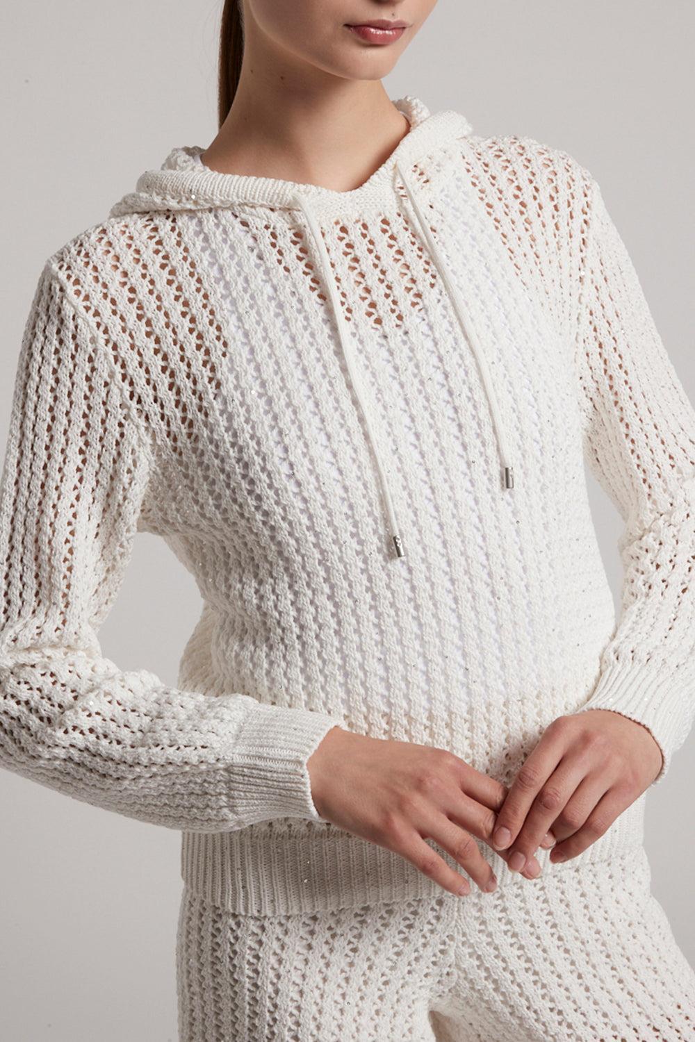 Hooded Sweater-CLOUD WH-38-CLOTHINGTOPKNITS-PESERICO