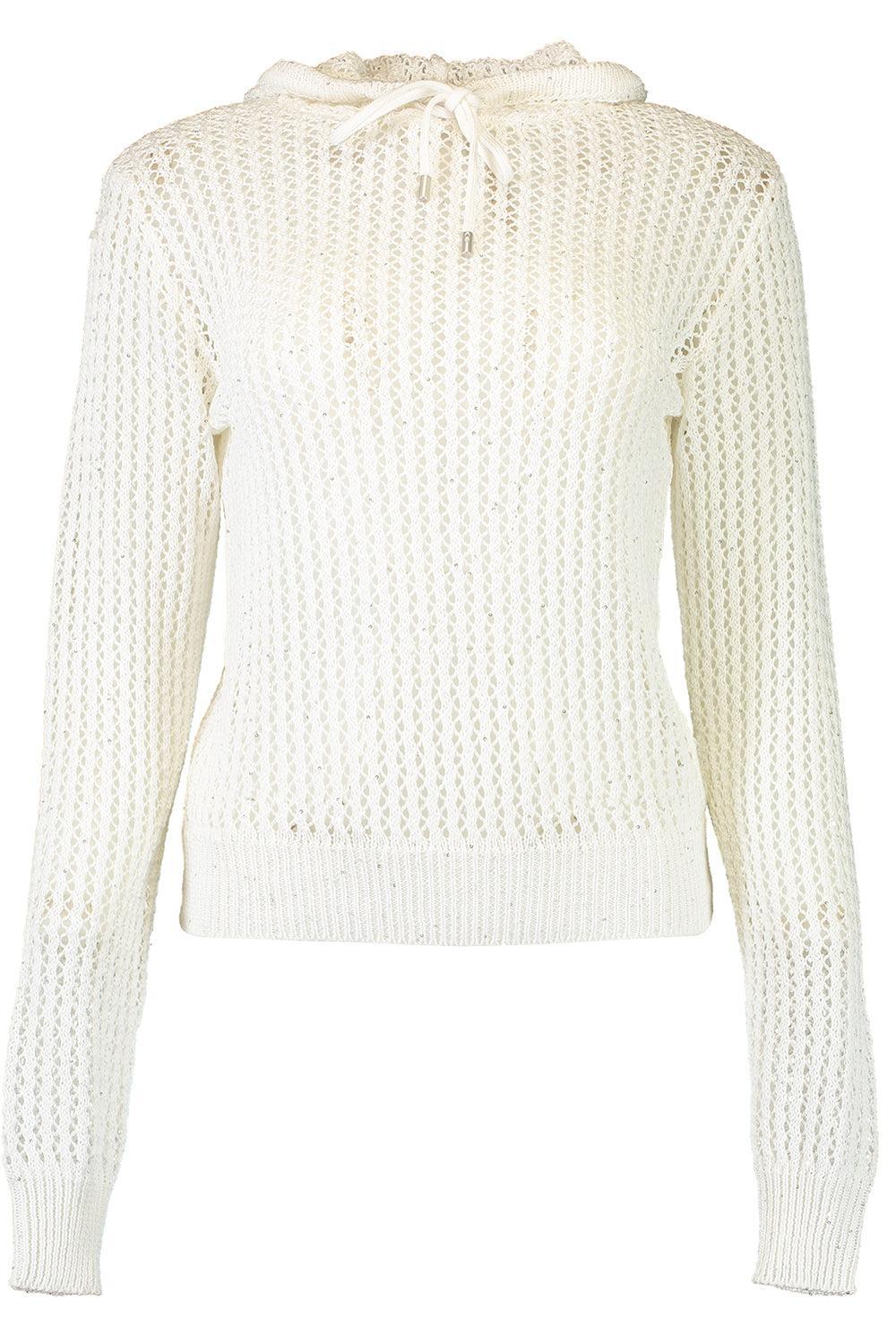Hooded Sweater-CLOUD WH-38-CLOTHINGTOPKNITS-PESERICO