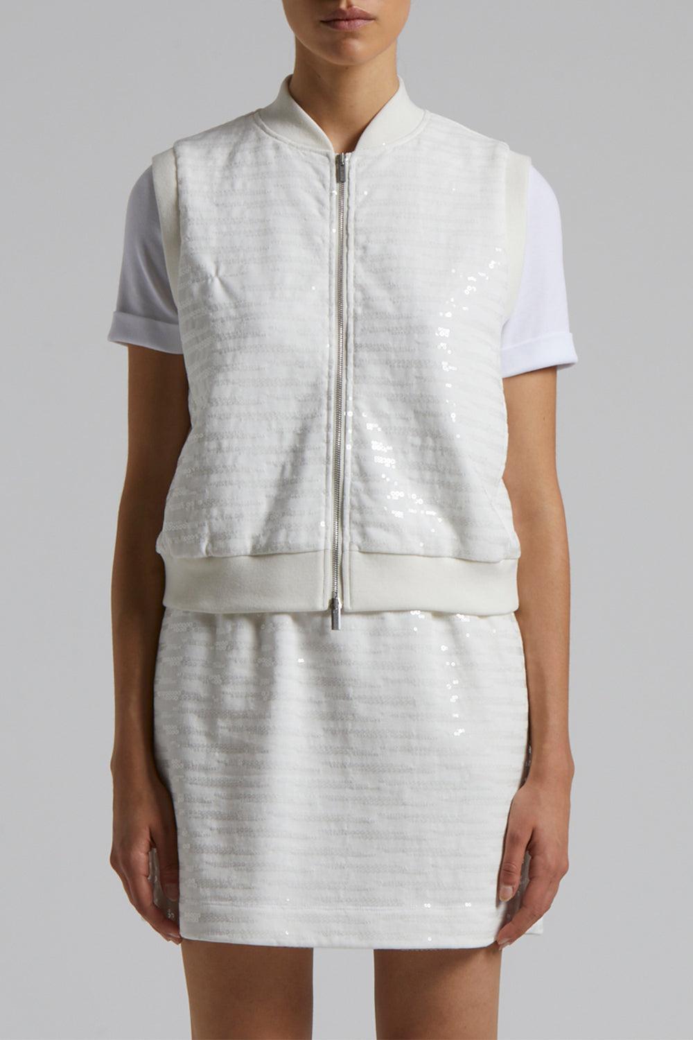 Embroidered Plush Vest-NATRL WH-38-CLOTHINGTOPKNITS-PESERICO