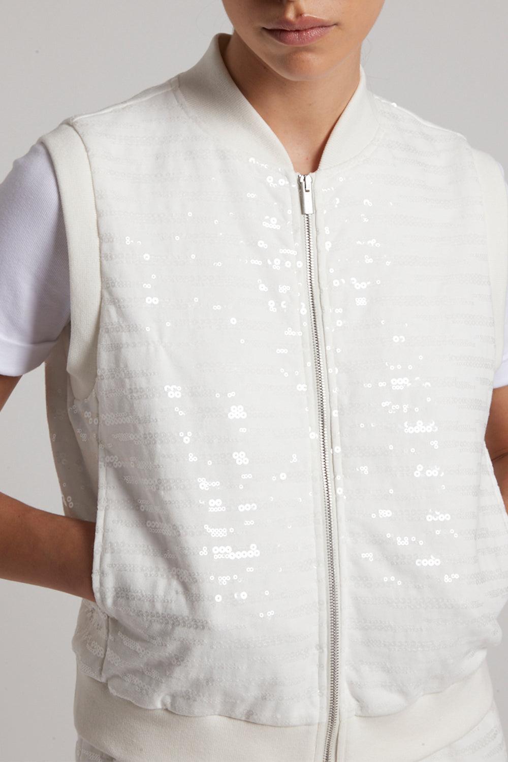 Embroidered Plush Vest-NATRL WH-38-CLOTHINGTOPKNITS-PESERICO