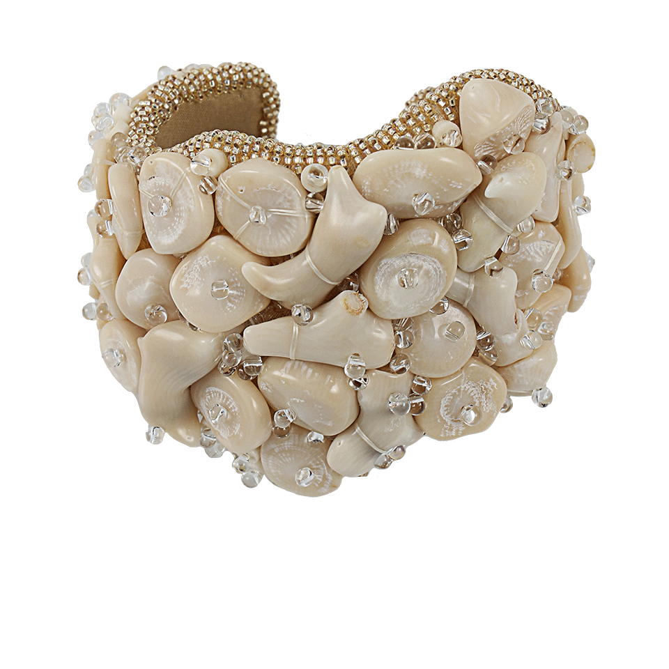 PETER CIESLA-White Coral Cuff-WHITE