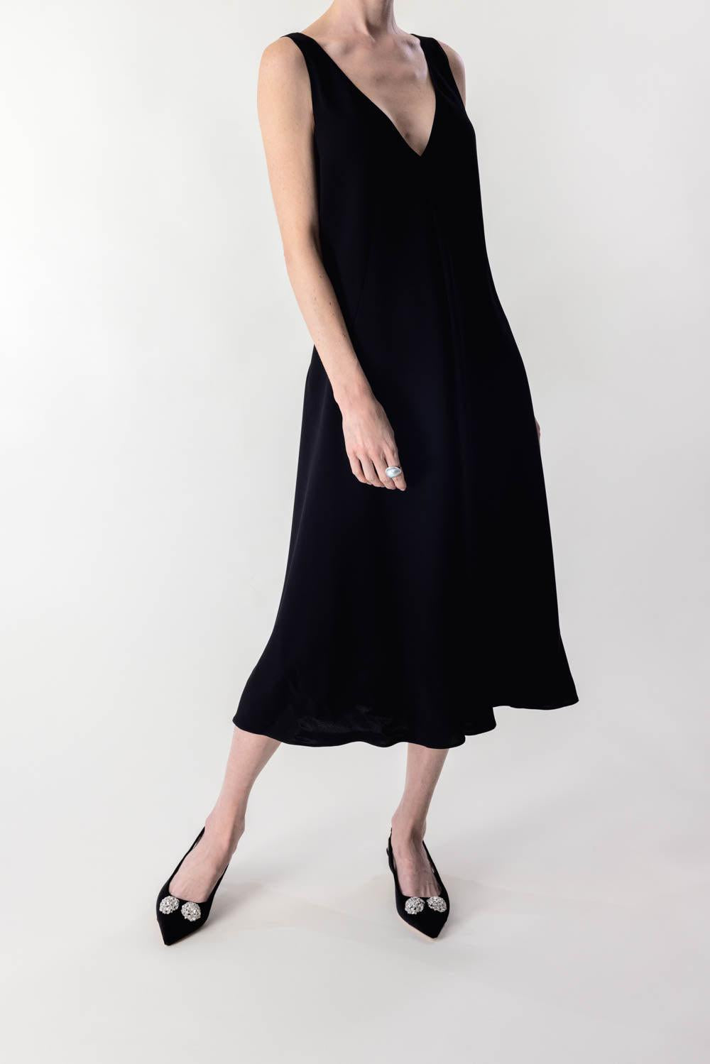PETER COHEN-Glide Dress - Black-