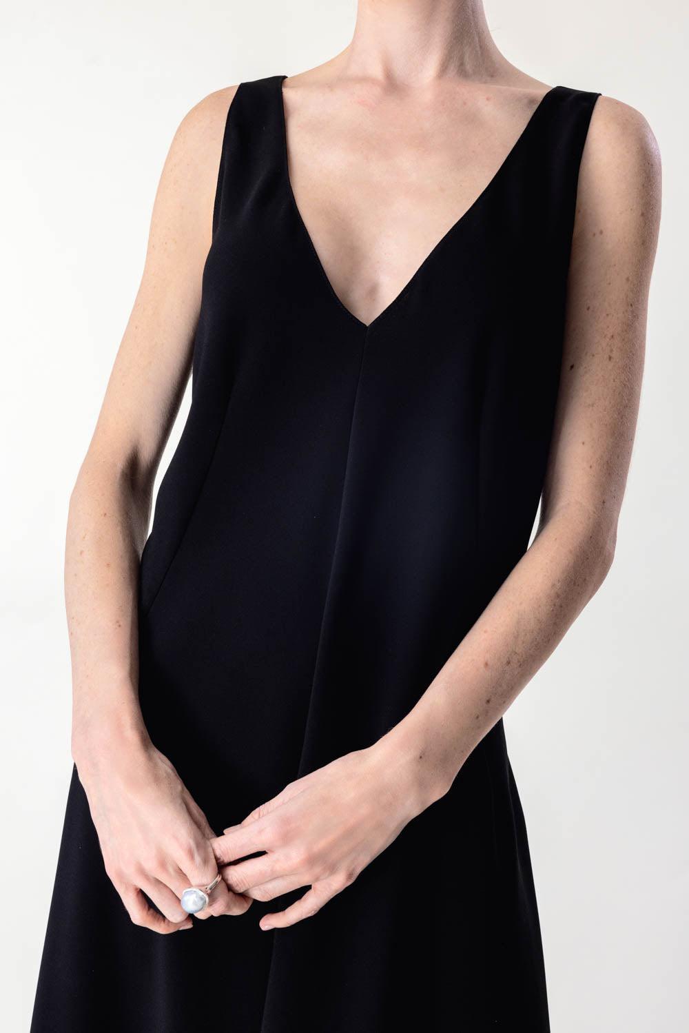 PETER COHEN-Glide Dress - Black-