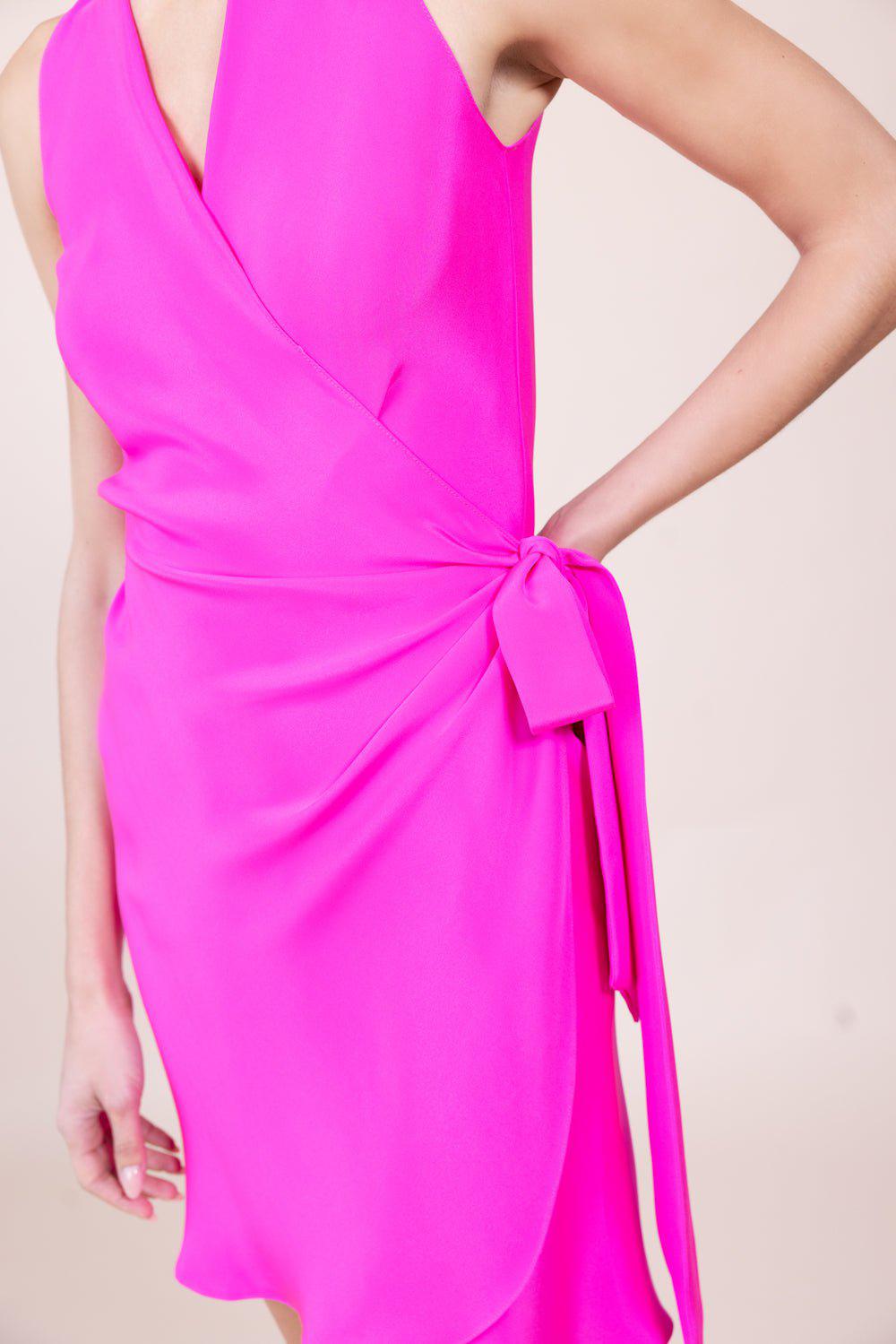 PETER COHEN-Yard Dress - Hot Pink-