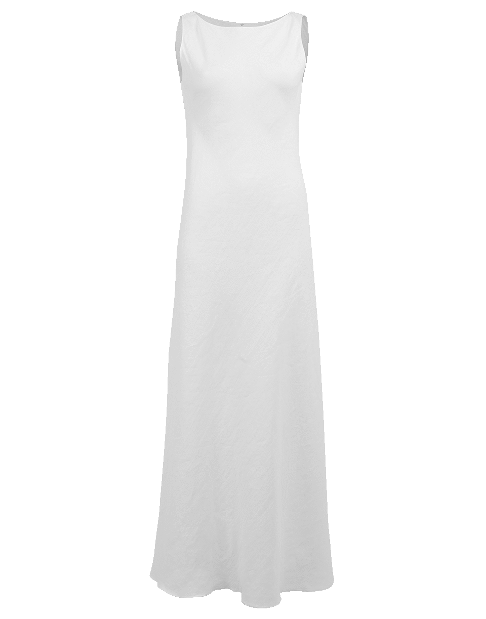 PETER COHEN-Pillar Bateau Neck Silk Dress-