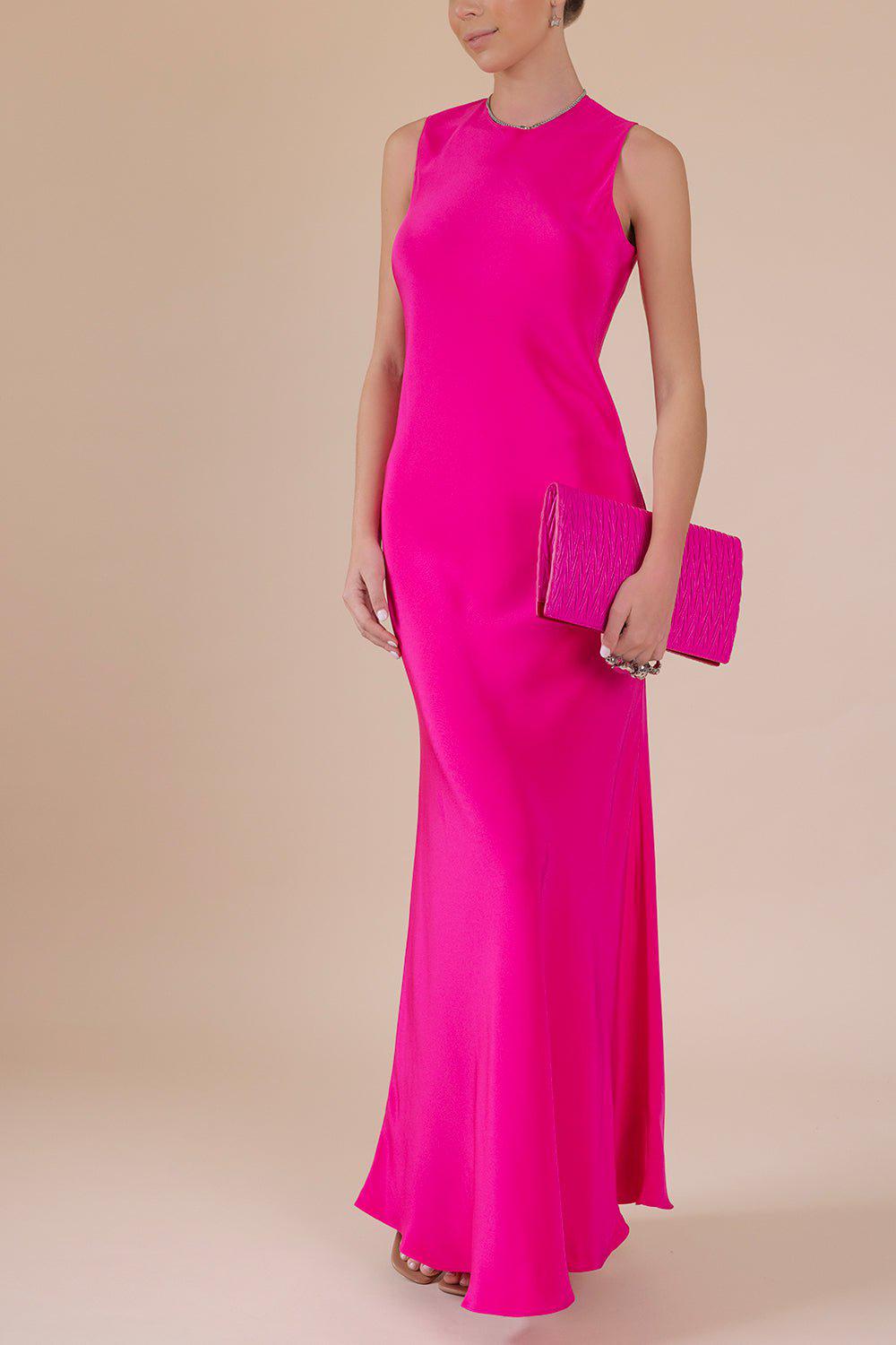 PETER COHEN-Sheath Dress - Lipstick-