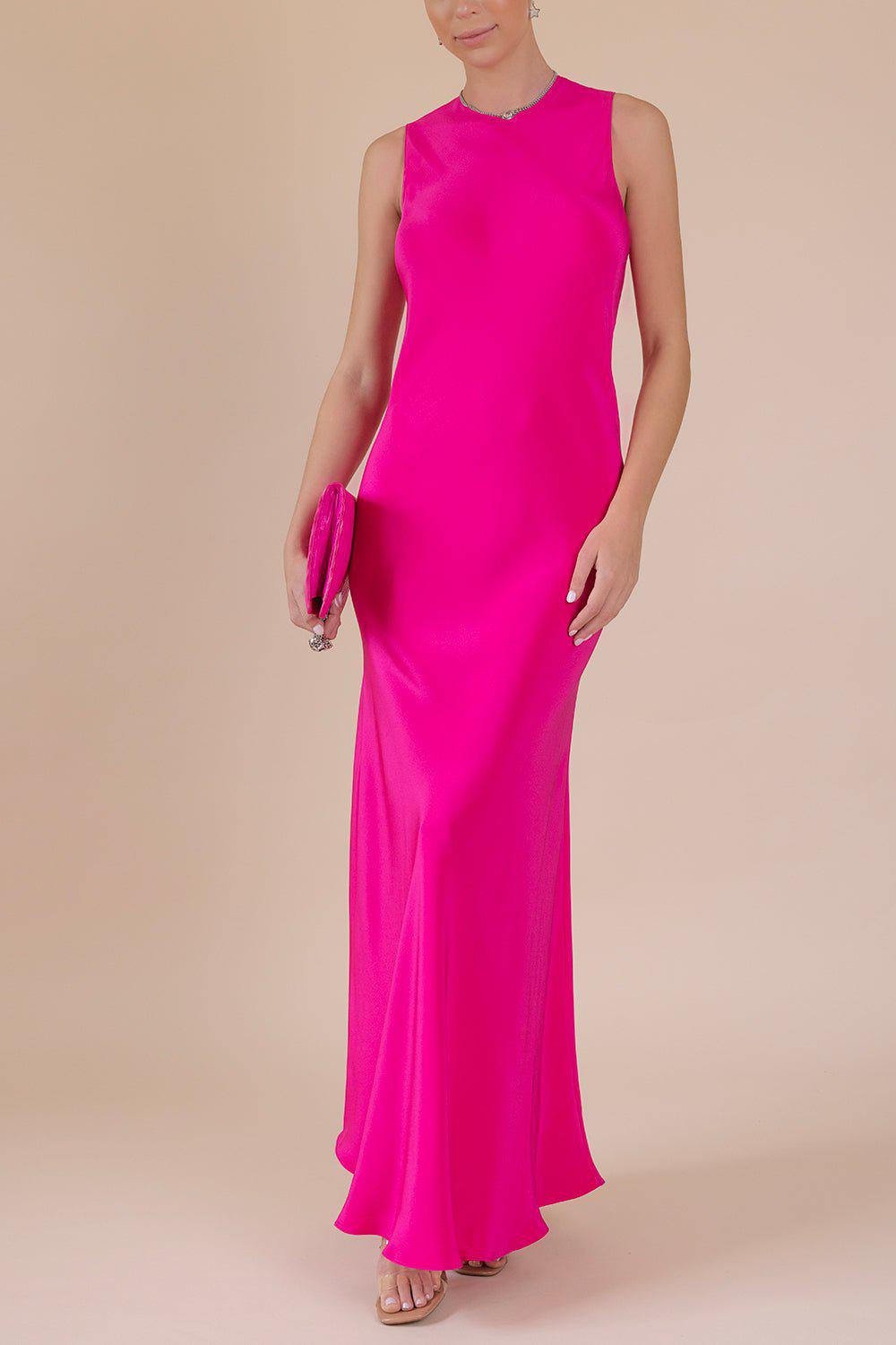 PETER COHEN-Sheath Dress - Lipstick-
