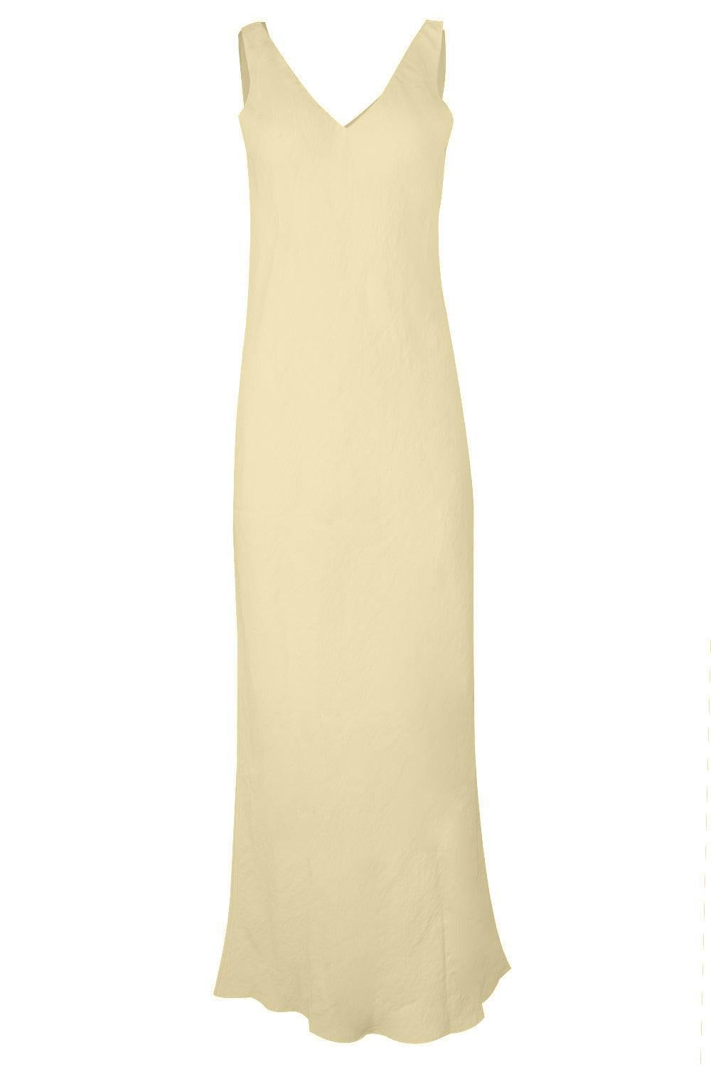 Low Back Dress - Neutral-NEUTRAL-P-CLOTHINGDRESSCASUAL-PETER COHEN
