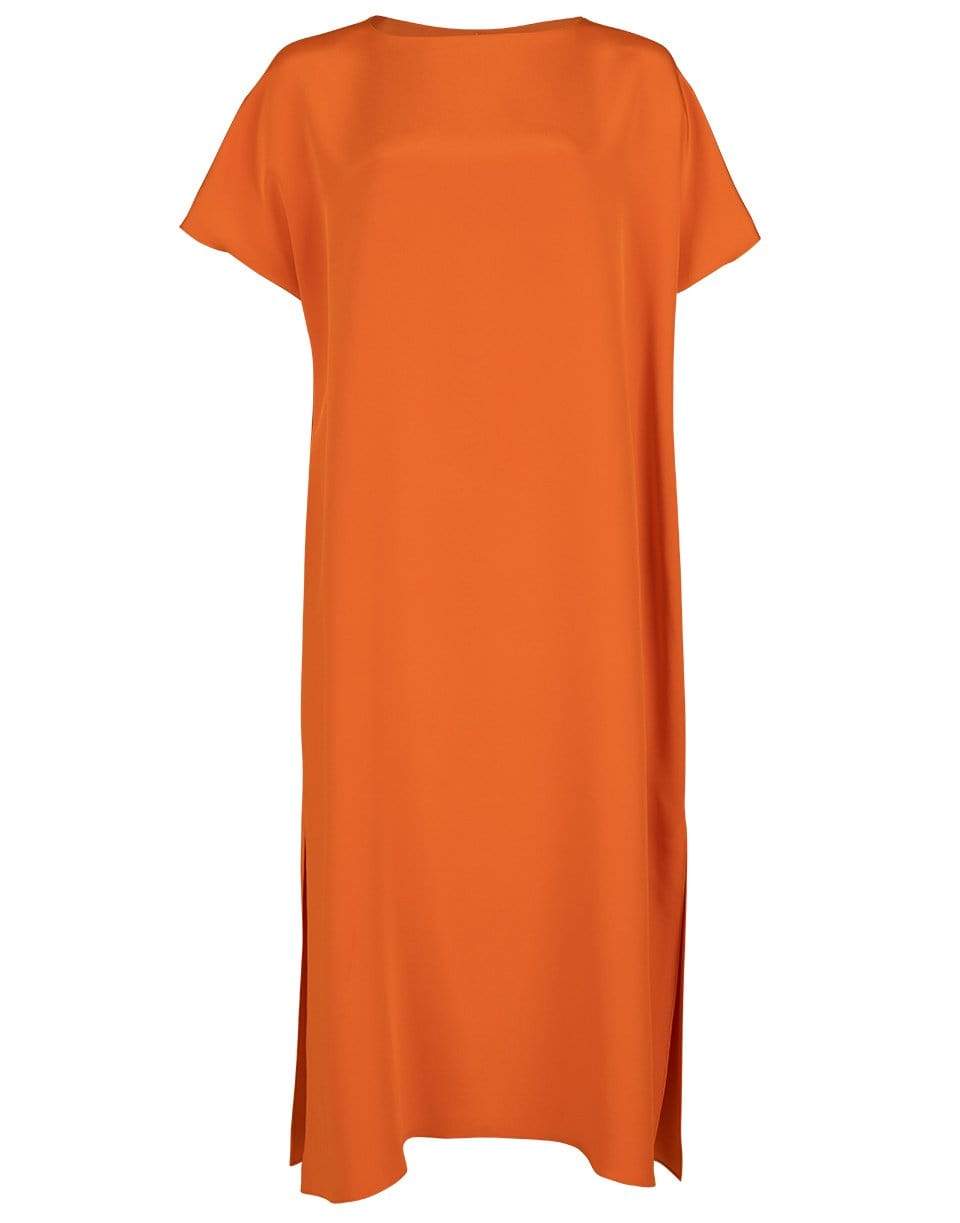 PETER COHEN-Short Sleeve Side Slit Shirt Dress-