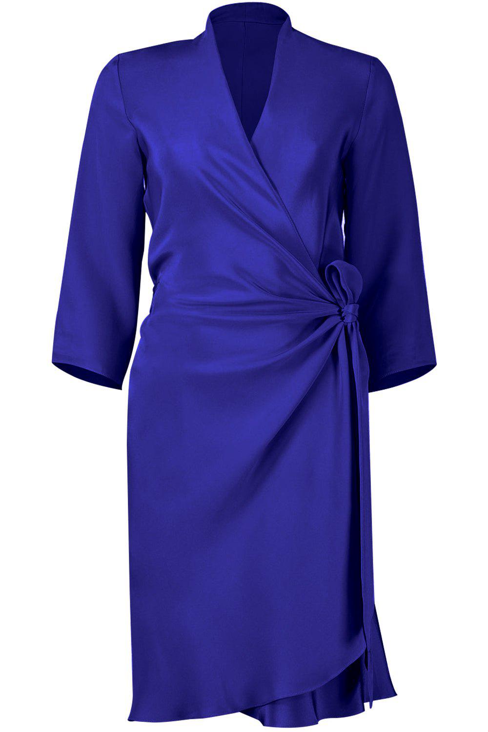 PETER COHEN-Sleeve Yard Dress - Sapphire-