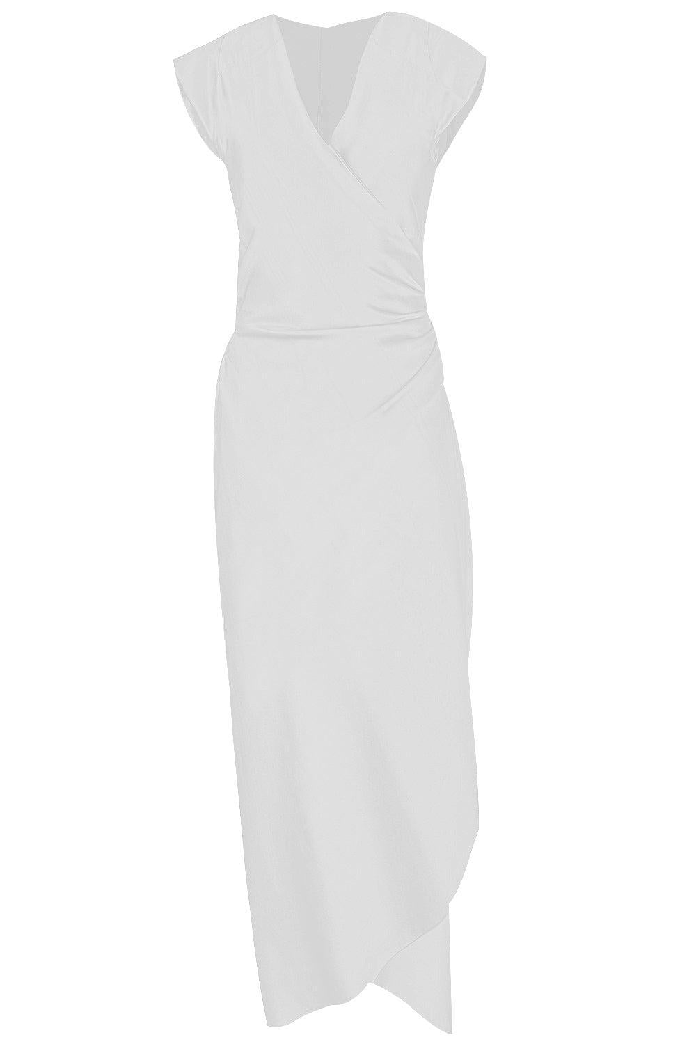 PETER COHEN-Sign Dress - White-