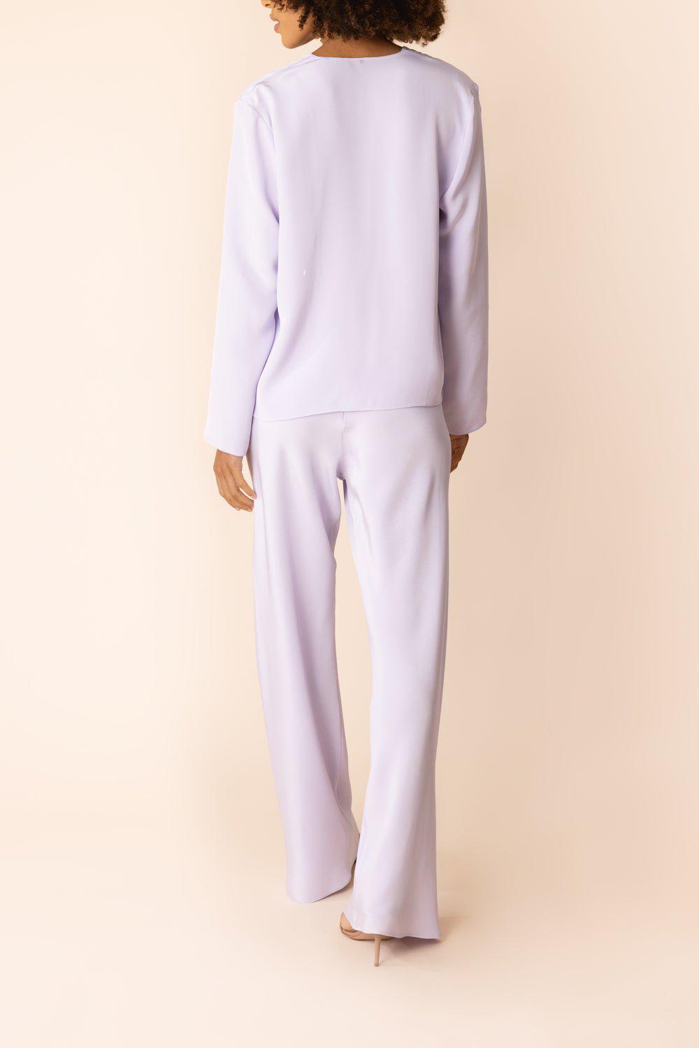 PETER COHEN-Bias Crop Pant - Lotus-