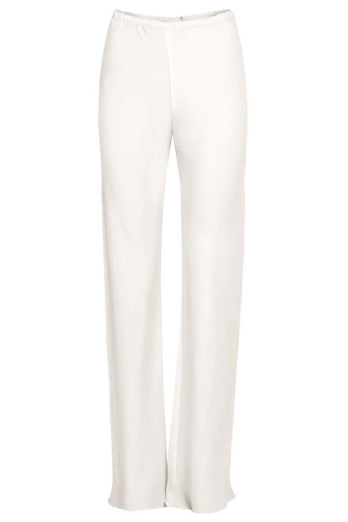 PETER COHEN-Bias Wide Leg Pant- Cream-