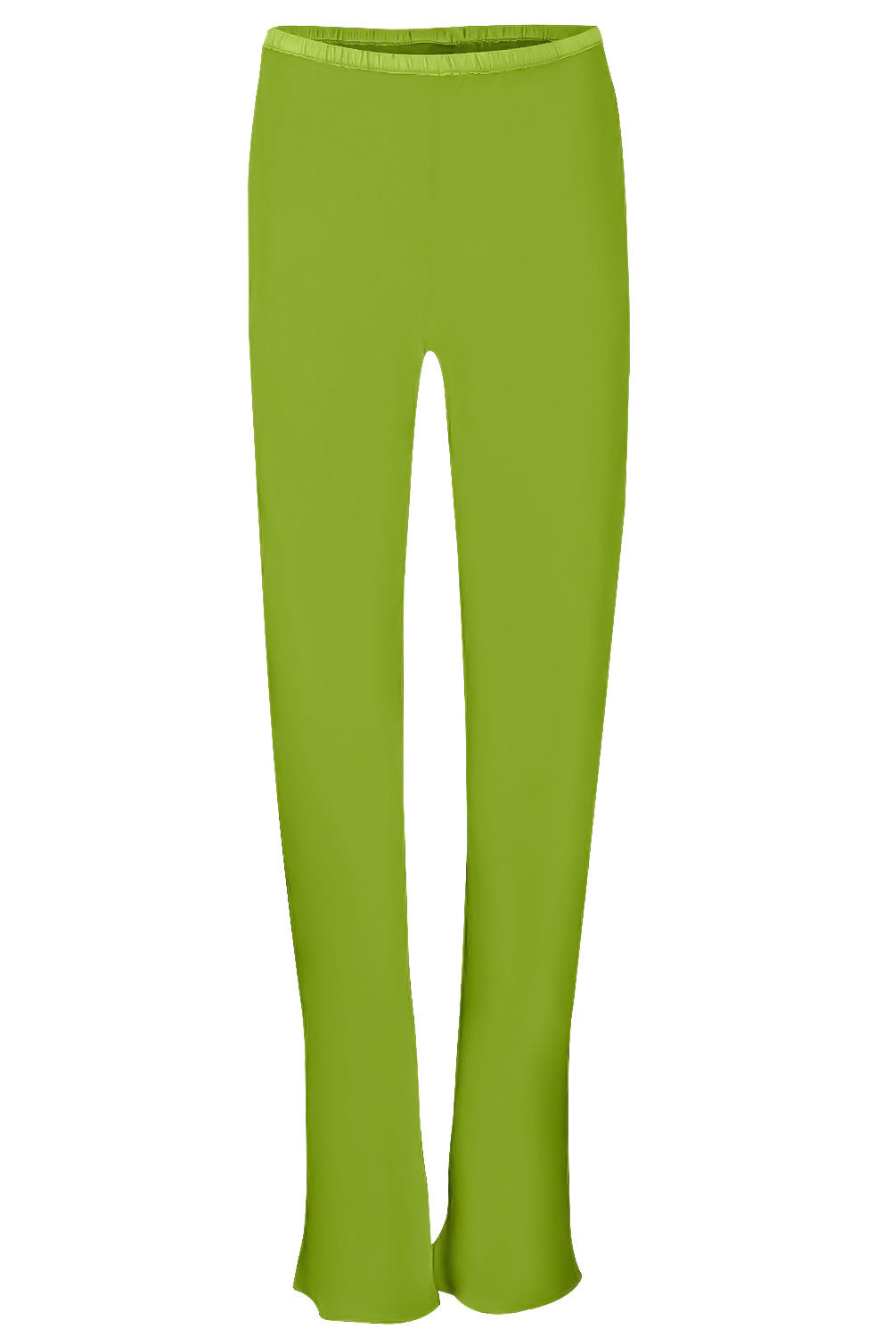 Bias Wide Leg Pant - Green Apple-GREEN-P-CLOTHINGPANTWIDE LEG-PETER COHEN