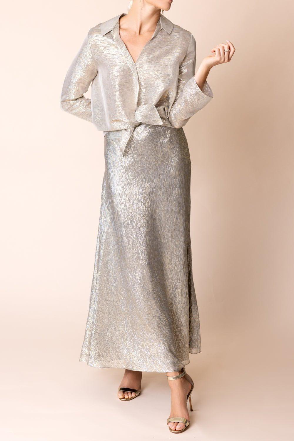 PETER COHEN-Dual Skirt - Silver Gold-