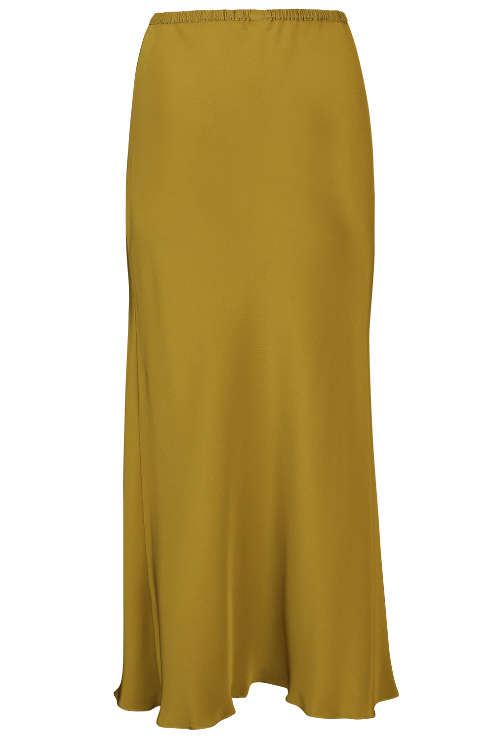 Bias Lengthened Skirt - Pickle