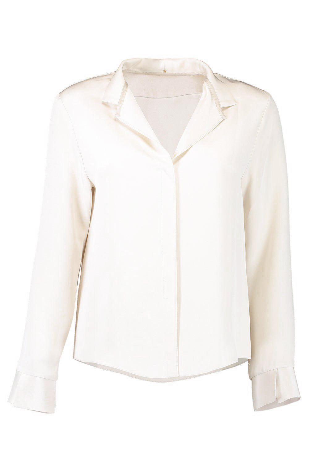 Cuff Blouse - Cream