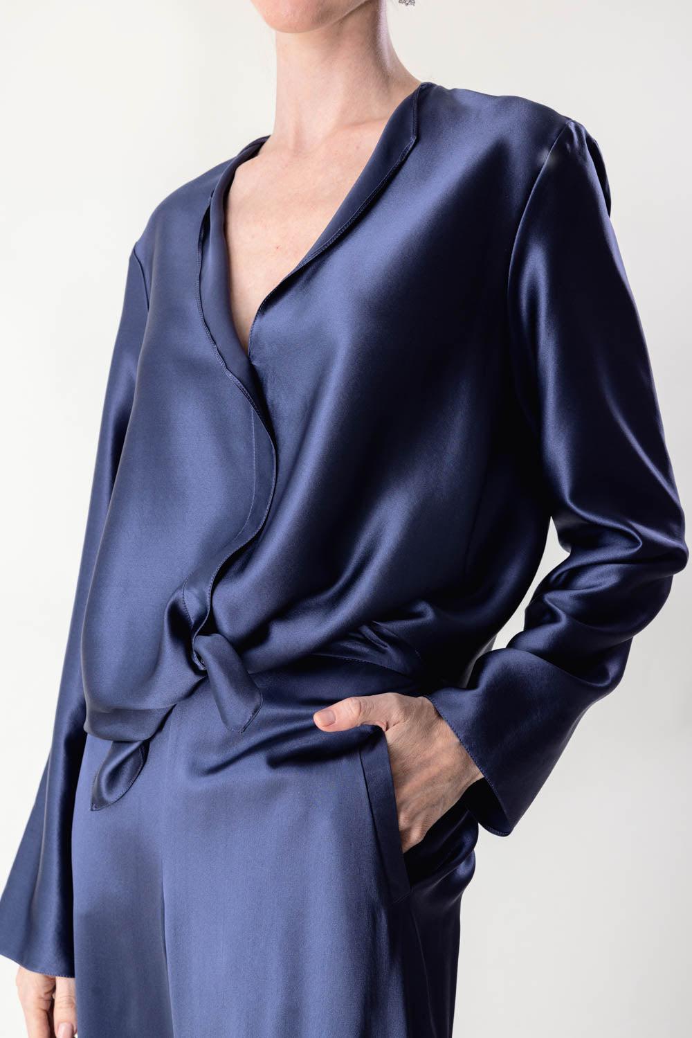 PETER COHEN-House Blouse - Denim-