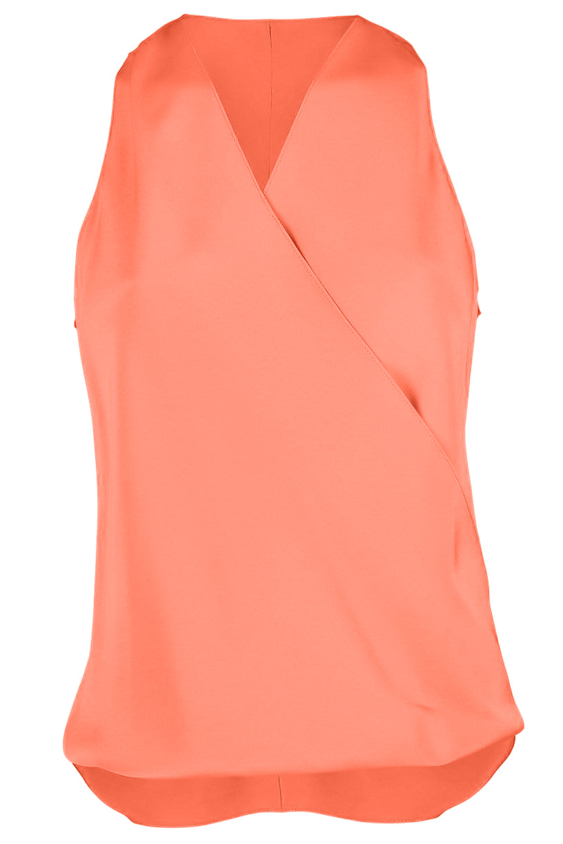  Tide Top - Coral-ORANGE-P-CLOTHINGTOPBLOUSE-PETER COHEN 