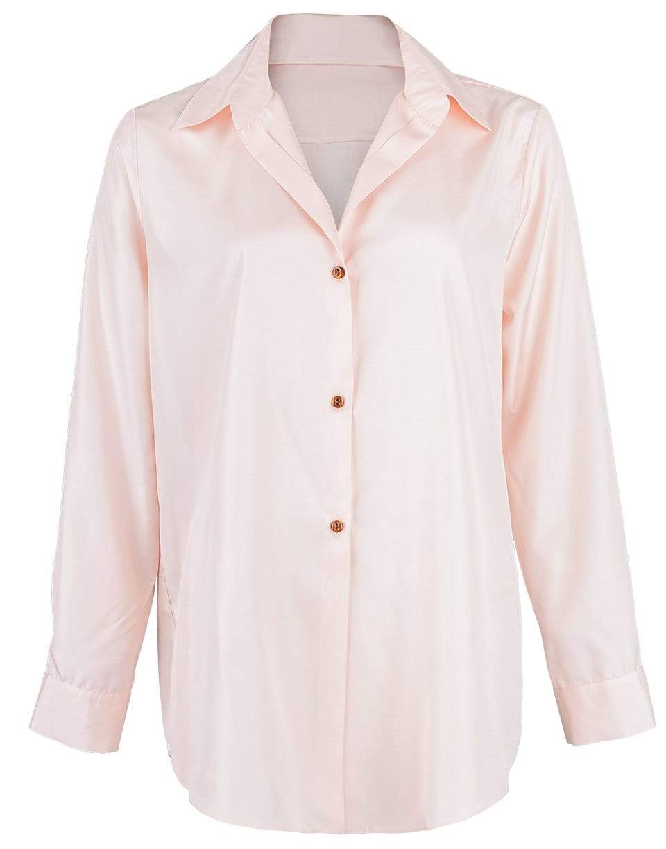 PETER COHEN-Pink Silk Jac Shirt-