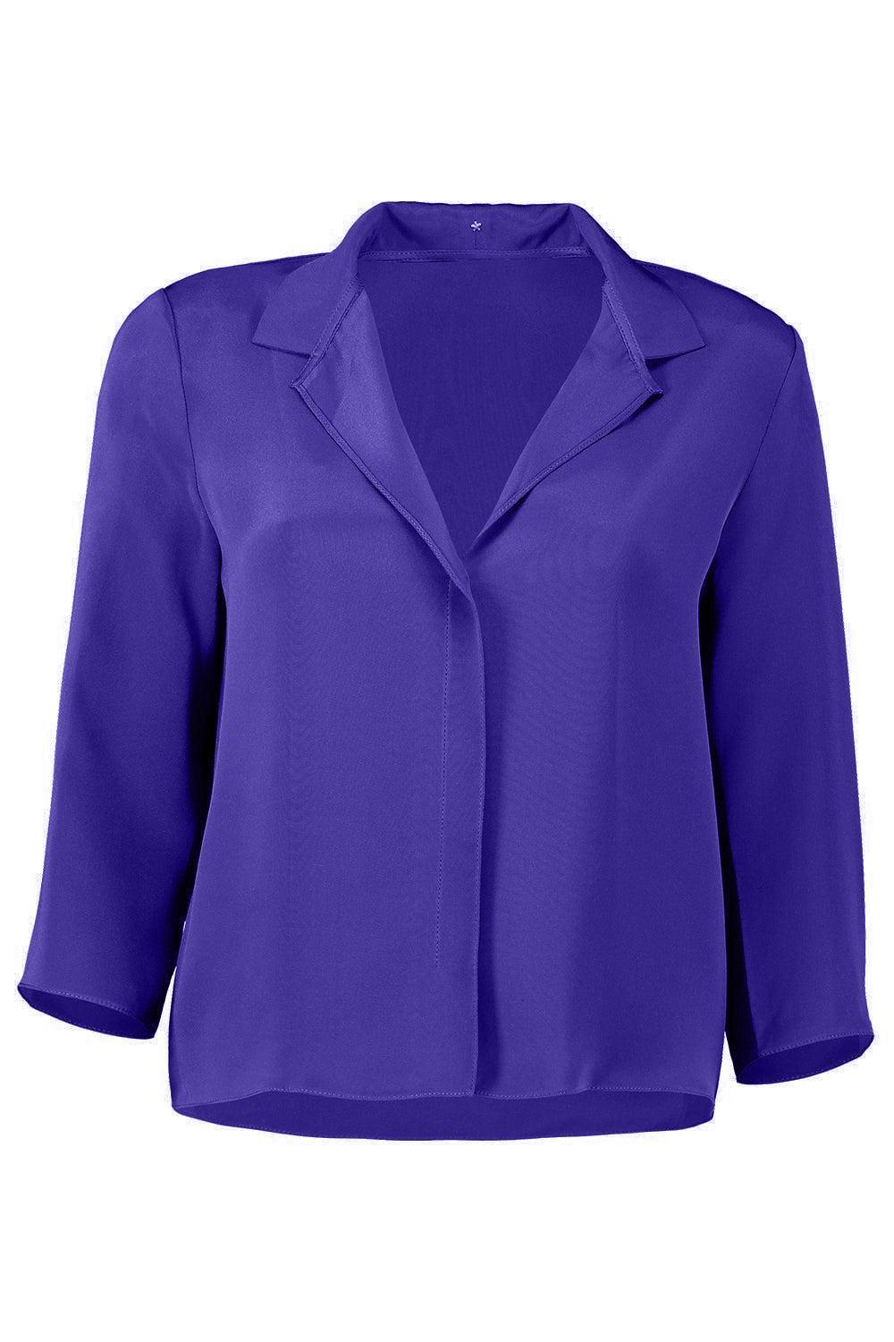 Square Front Frolic Top - Violet