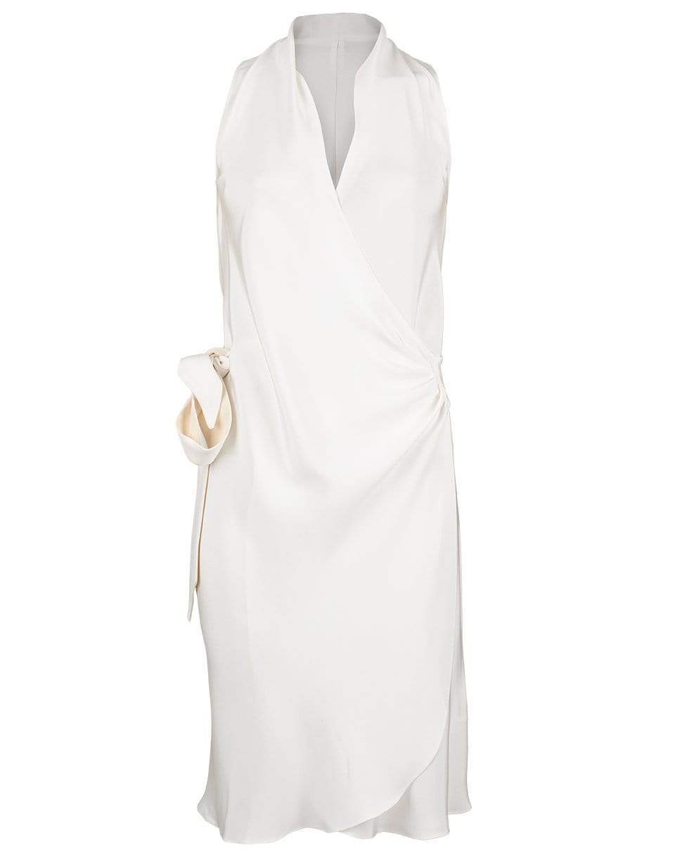 PETER COHEN-Tie Side Yard Silk Dress-