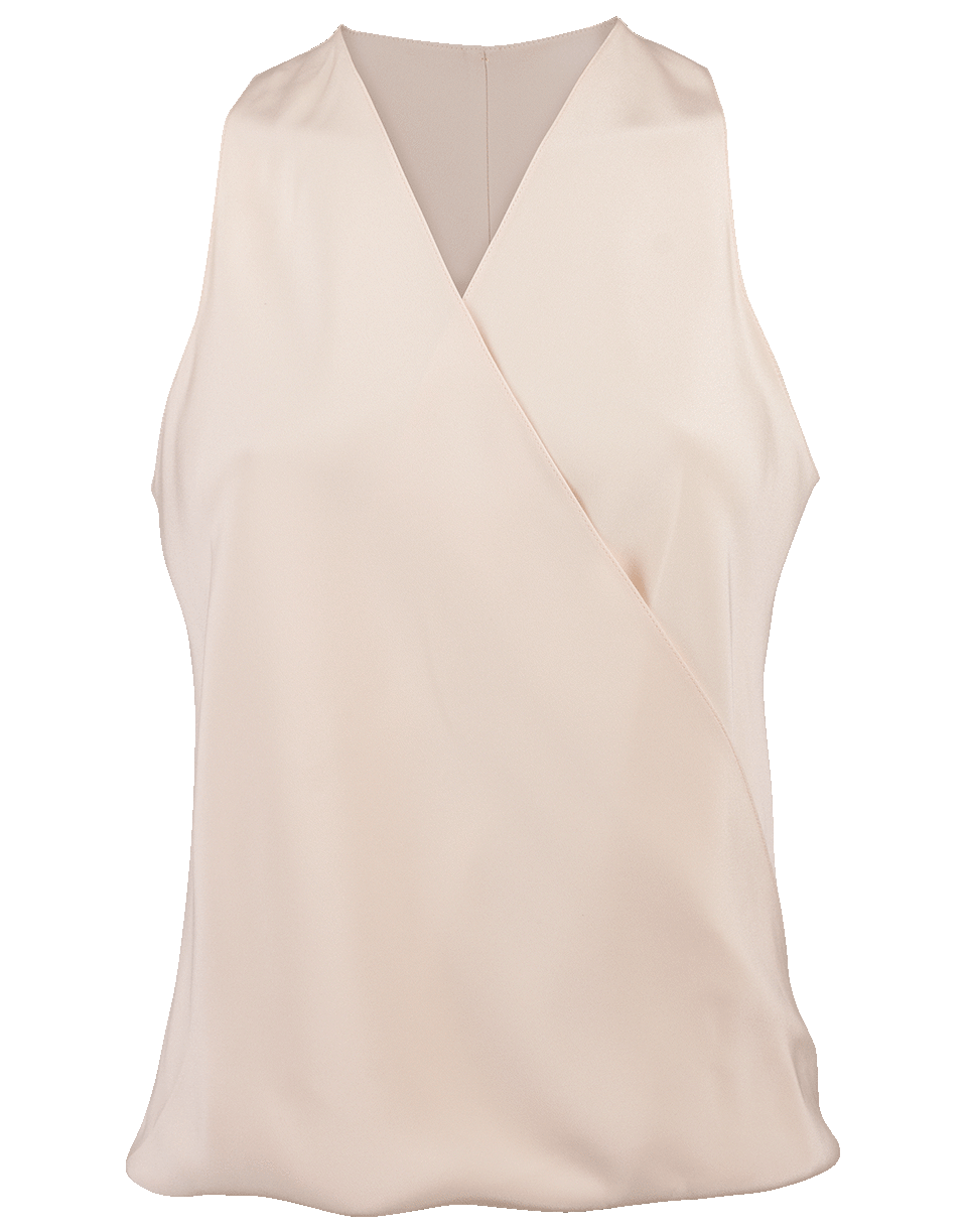 PETER COHEN-Sleeveless Crossover Tank Top-