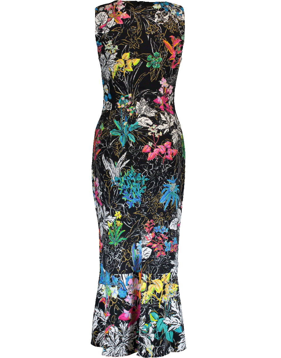 PETER PILOTTO-Kia Frill Dress-BLACK