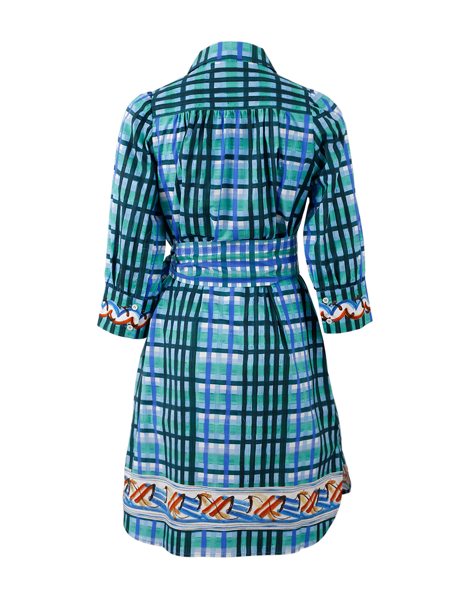 PETER PILOTTO-Checkered Print Shirt Dress-