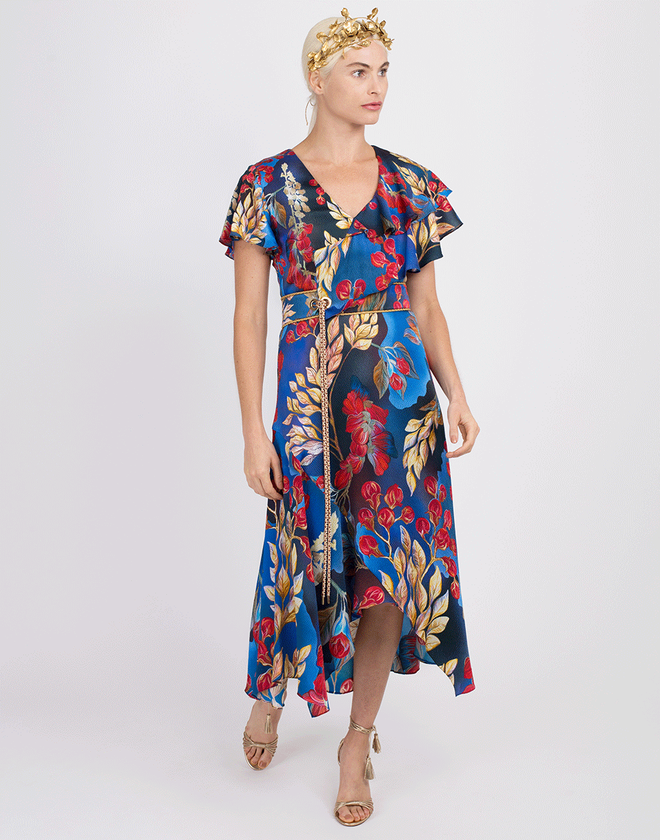 PETER PILOTTO-Silk Slash Dress-