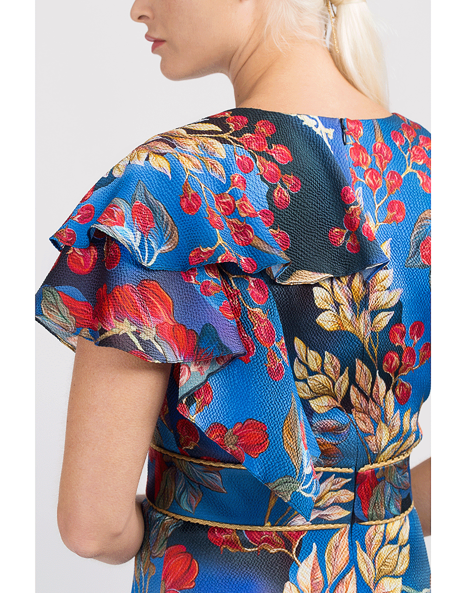 PETER PILOTTO-Silk Slash Dress-