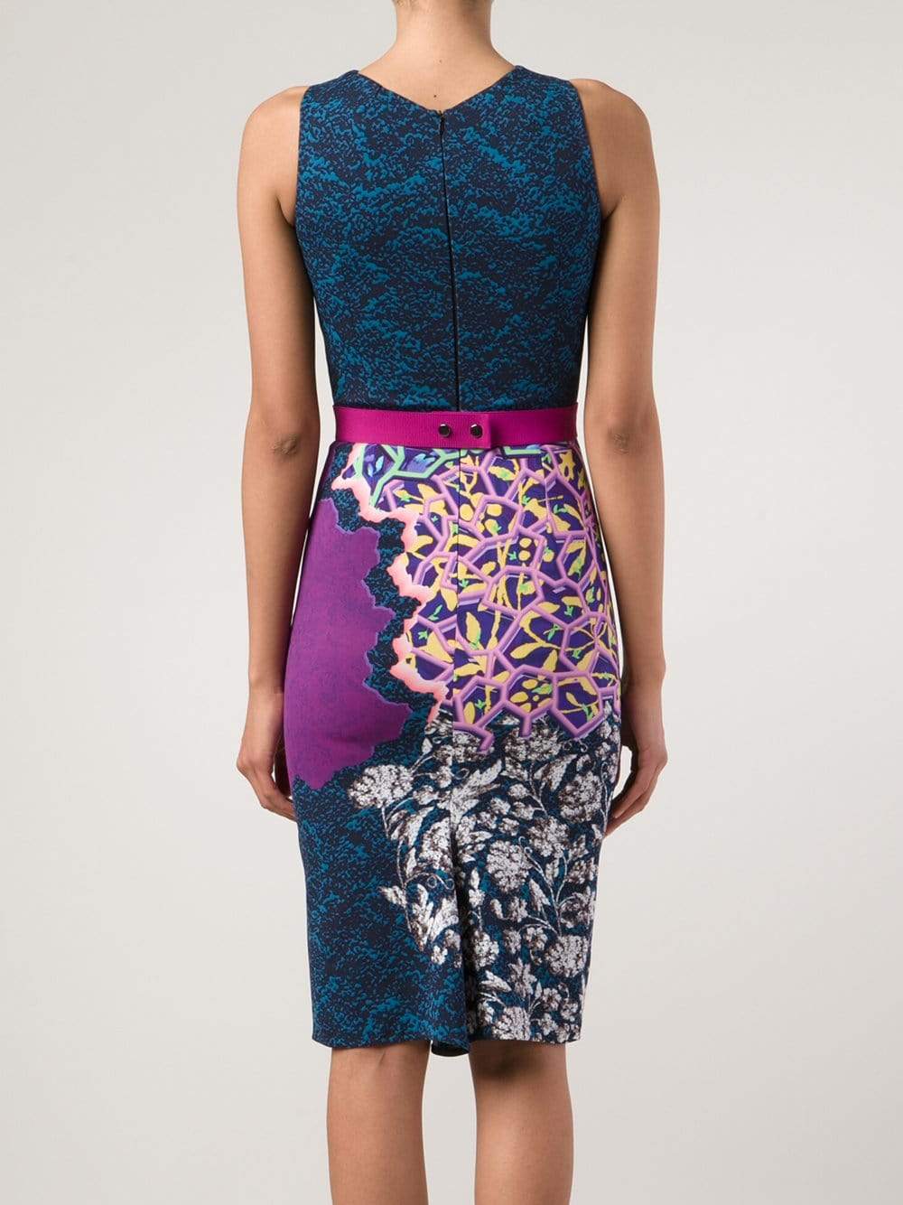 PETER PILOTTO-Criss-Cross Print Dress-