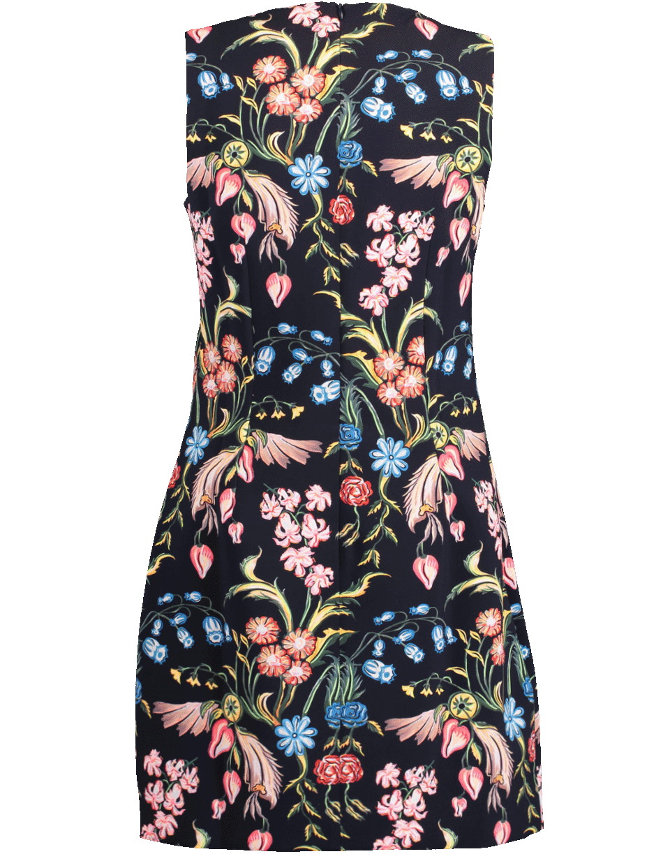 PETER PILOTTO-Floral Print Cady Mini Dress-