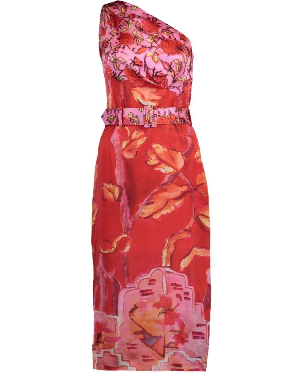 PETER PILOTTO-One Shoulder Belted Dress-