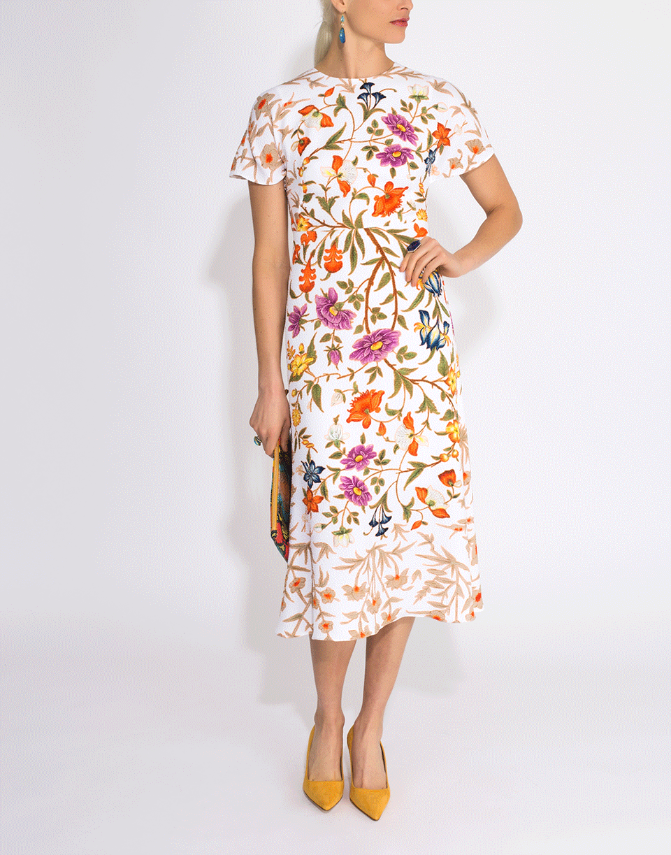 PETER PILOTTO-Print Cady Kid Frill Dress-