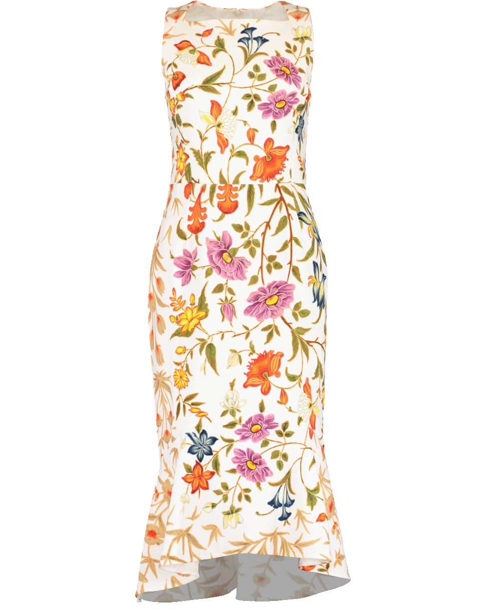 PETER PILOTTO-Print Cady Kid Frill Dress-