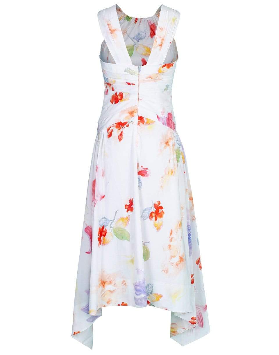 PETER PILOTTO-Printed Cotton Halter Dress-