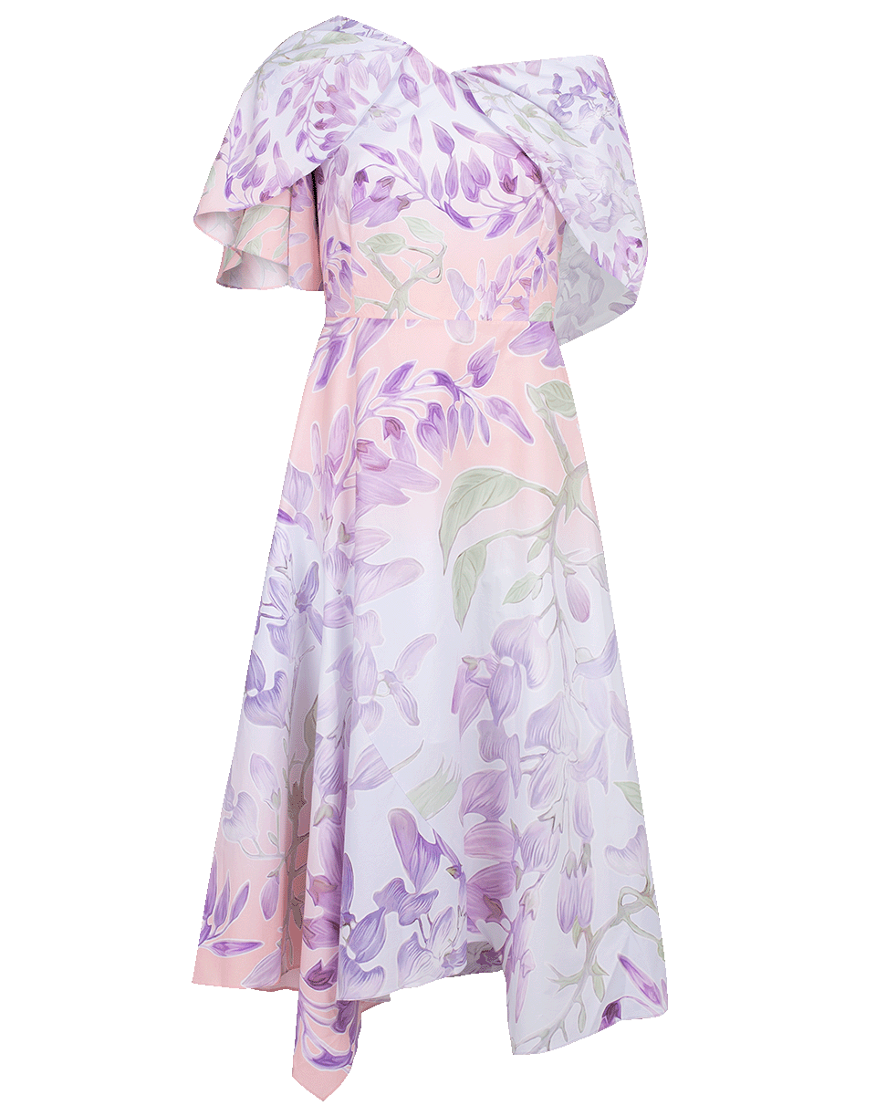 PETER PILOTTO-Floral Print Smock Back Dress-