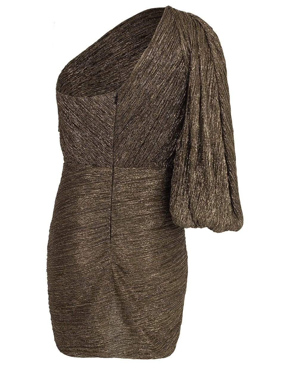 PETER PILOTTO-Metallic One Shoulder Mini Dress-