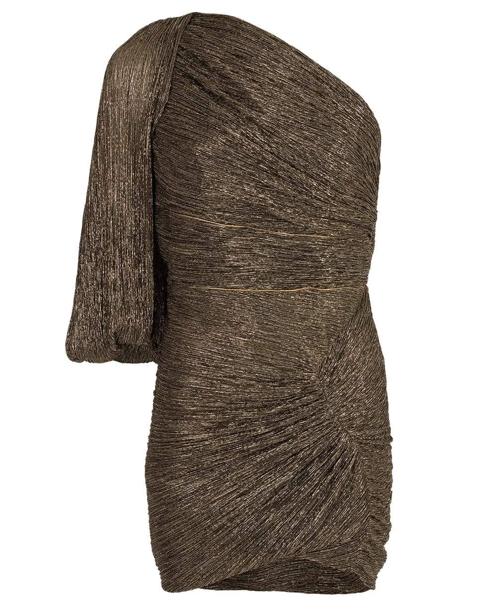 PETER PILOTTO-Metallic One Shoulder Mini Dress-
