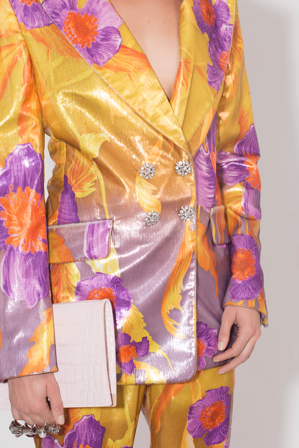 PETER PILOTTO-Printed Velvet Jacket-POPPY