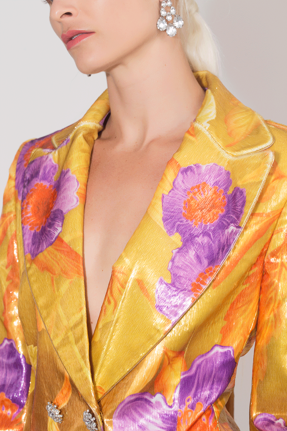 PETER PILOTTO-Printed Velvet Jacket-POPPY