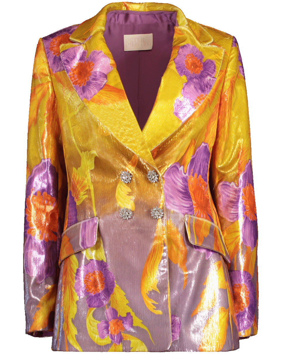 PETER PILOTTO-Printed Velvet Jacket-POPPY