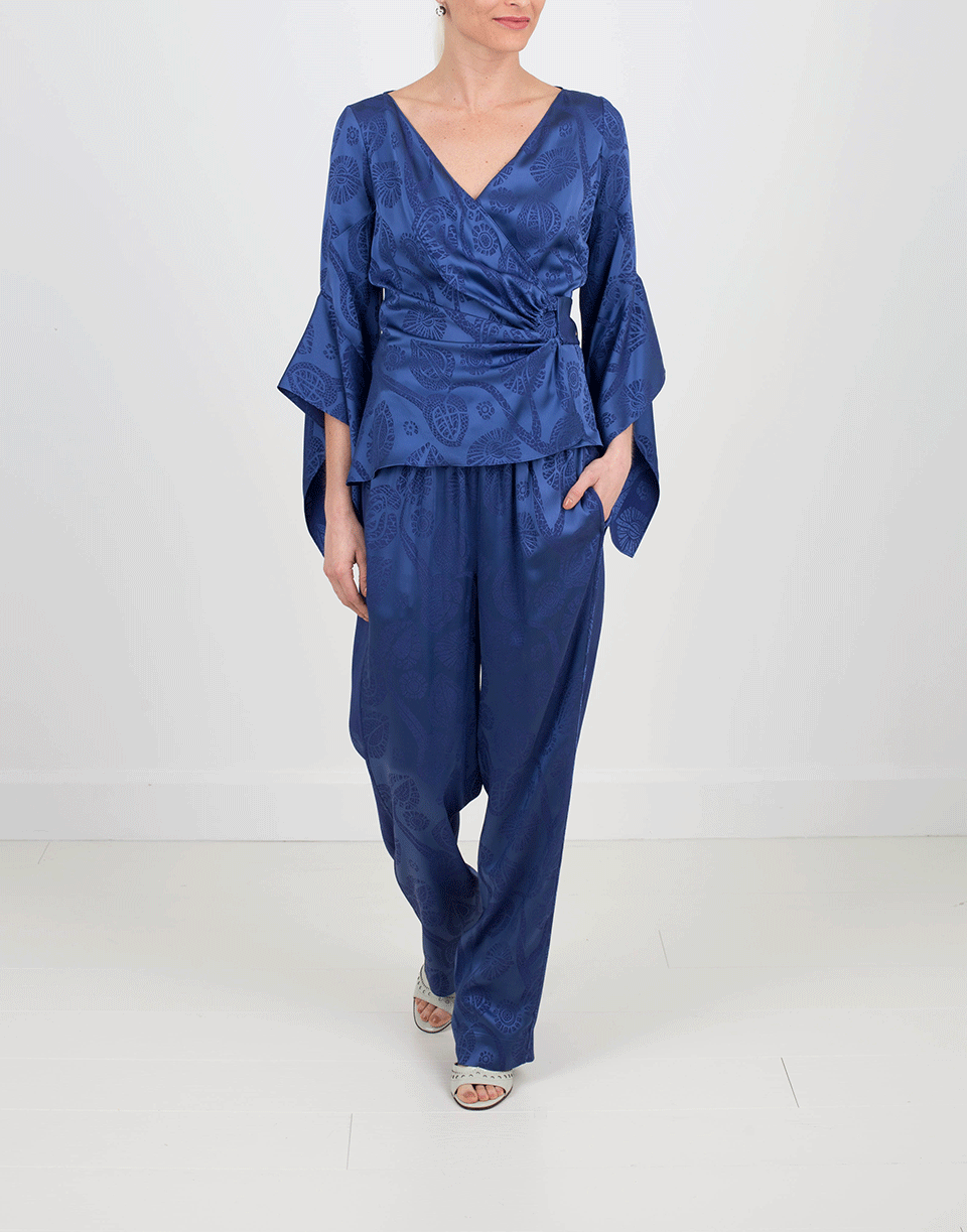PETER PILOTTO-Satin Jasquard Pant-