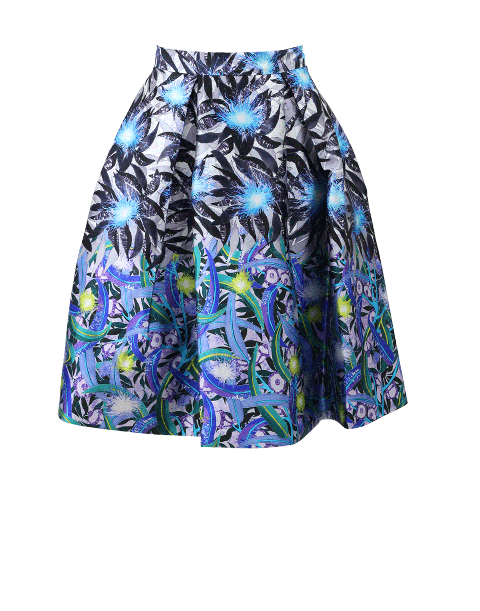 PETER PILOTTO-Print Circle Skirt-EUCALYPT