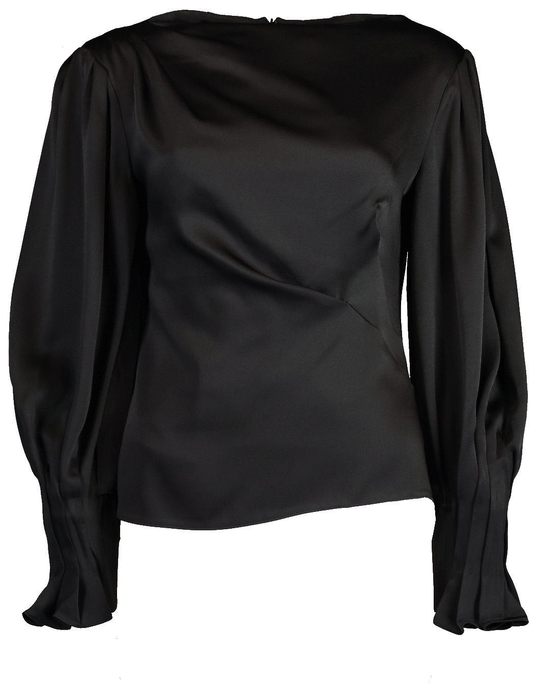 PETER PILOTTO-Satin Drape Blouse-