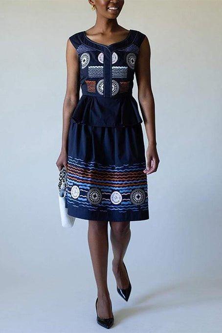 PETER PILOTTO-Iris Top-BLUE